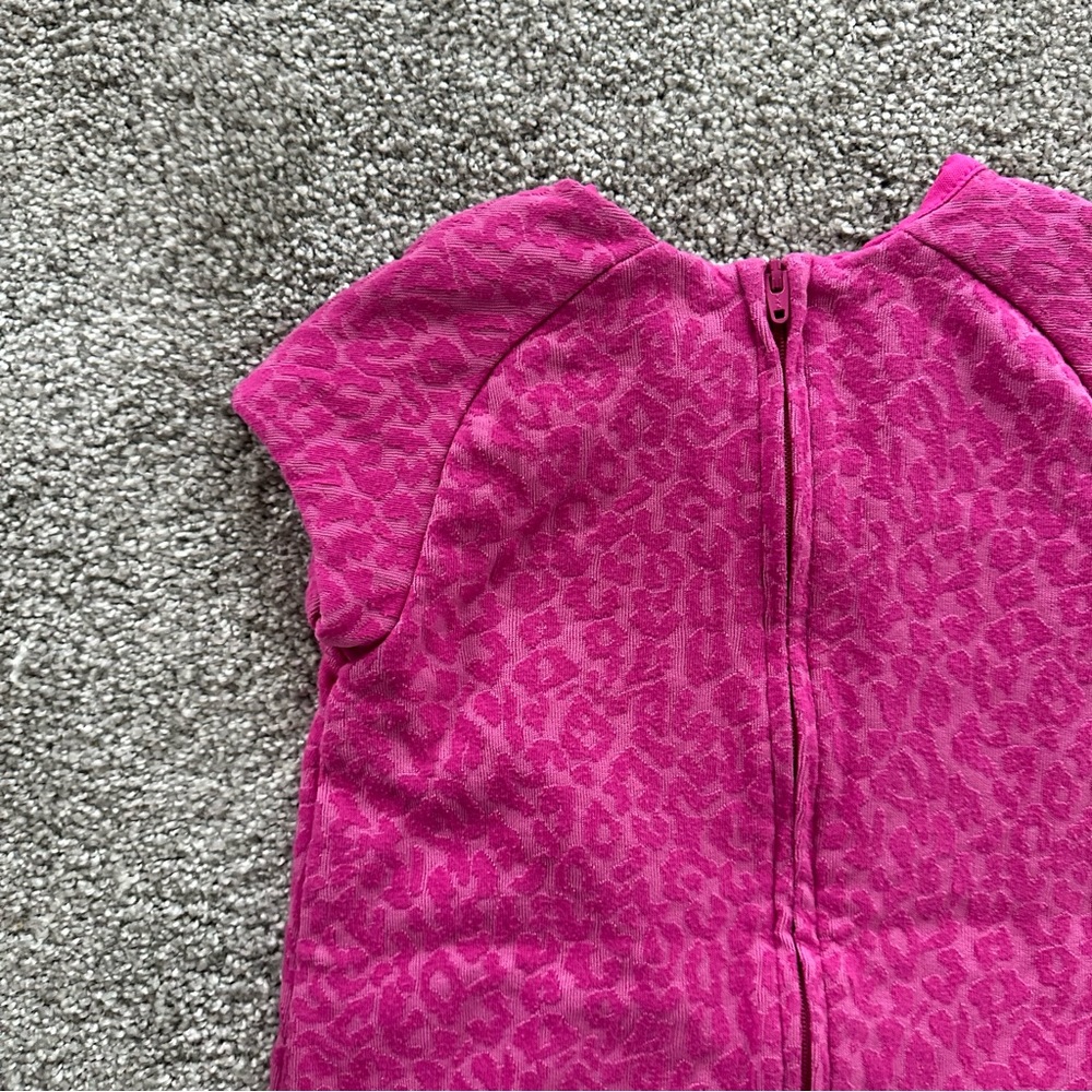 Hartstrings Pink Leopard Rhinestone Dress - Picture 7 of 7